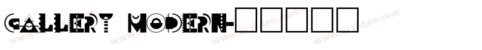 gallery modern字体转换